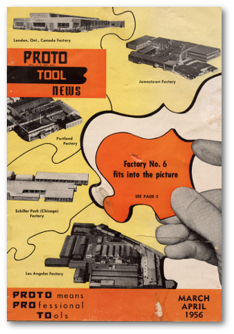 Cover of 1956 Proto News brochure